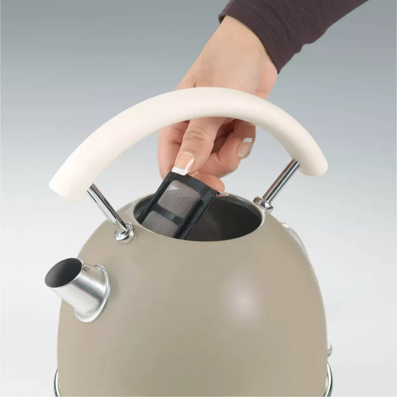 Ariete 2877 Virdulys Vintage, 1,7 L, Belaidis, Smėlio spalvos