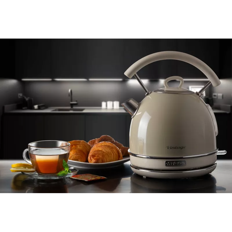 Ariete 2877 Virdulys Vintage, 1,7 L, Belaidis, Smėlio spalvos