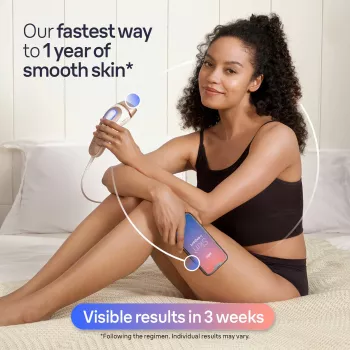Braun Silk-Expert Pro IPL PL7253 Intensyvi impulsinė šviesa (IPL) Rožinis auksas, Balta
