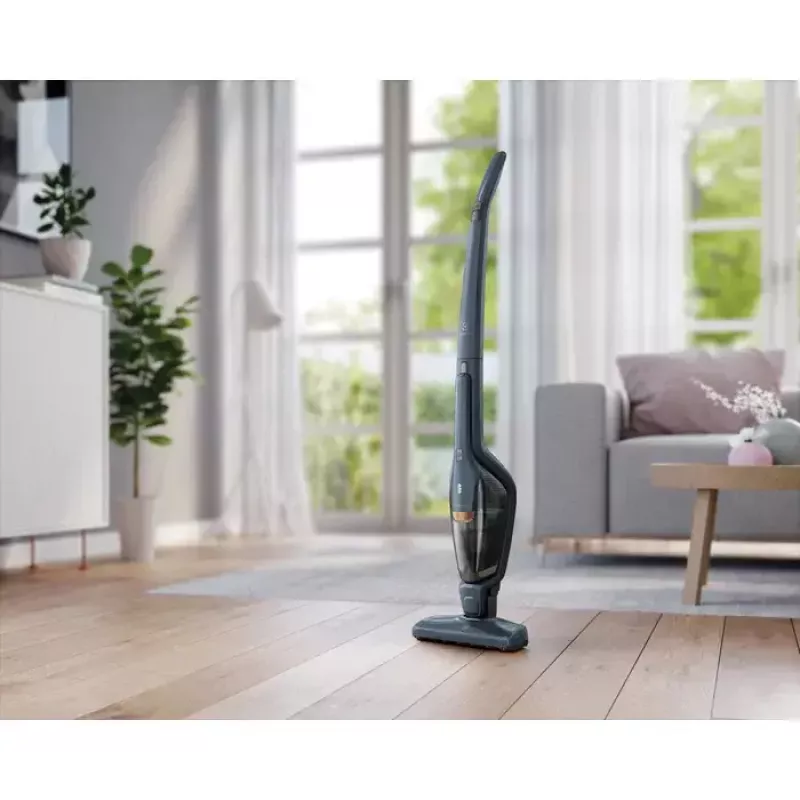 Electrolux EERC75DB 2-in-1 belaidis dulkių siurblys, sausas valymas, cikloninis, be maišelio, 0,5 L, mėlynas, 1,5 Ah