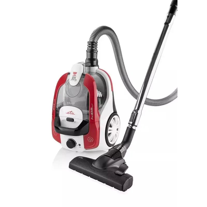 Bekonteinis dulkių siurblys ETA ETA051390000 — 700 W, 2.2 L, HEPA, 70 dB (balta/raudona/juoda)