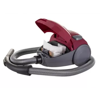 Sausasis dulkių siurblys LAFE 46412, 800 W, teleskopinis vamzdis, 6 m veikimo spindulys, bordo