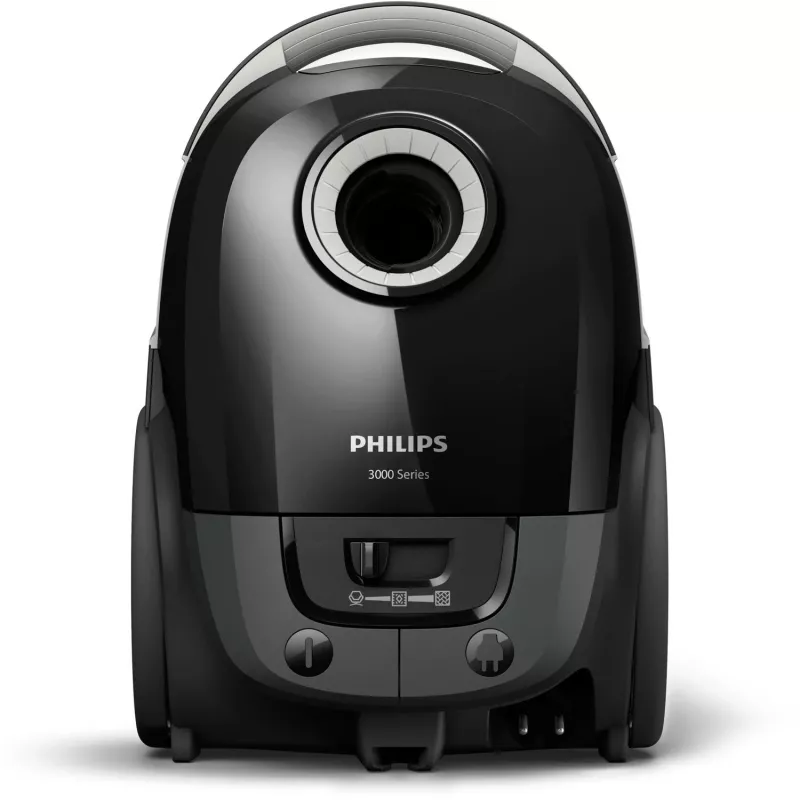 Cikloninis dulkių siurblys Philips 3000 serija XD3112/09 — 900 W, 3 L dulkių maišas, HEPA filtras, 9 m spindulys, TriActive antgalis
