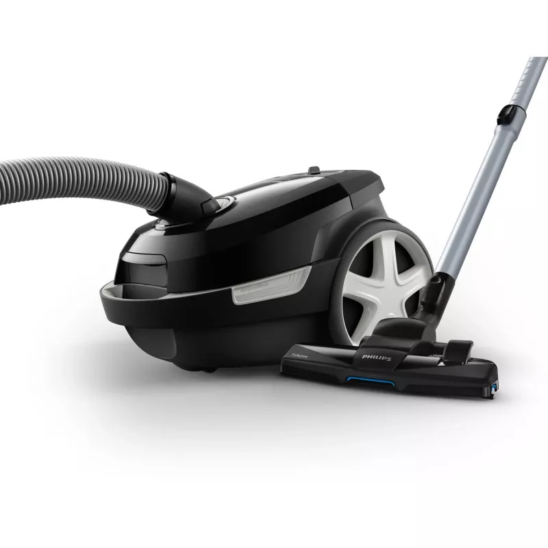 Cikloninis dulkių siurblys Philips 3000 serija XD3112/09 — 900 W, 3 L dulkių maišas, HEPA filtras, 9 m spindulys, TriActive antgalis