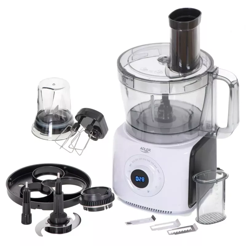 Adler AD 4224 virtuvinis robotas, 1000 W, 2 l talpa, 7 greičiai, baltas