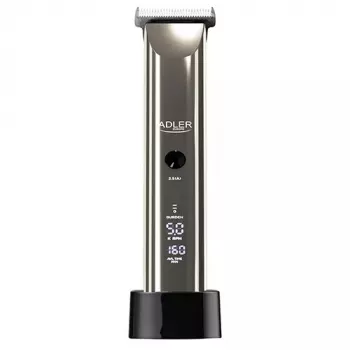 Plaukų kirpimo mašinėlė Adler AD 2834 sidabrinė 3 mm – 1,2 cm LCD