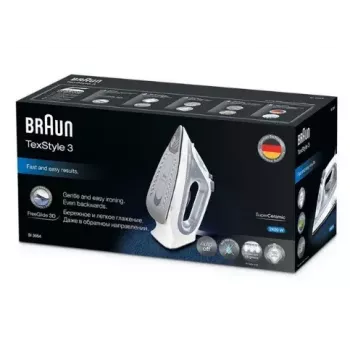 Braun TexStyle 3 SI3054GY Lygintuvas su keraminiu padu 2400 W Pilka