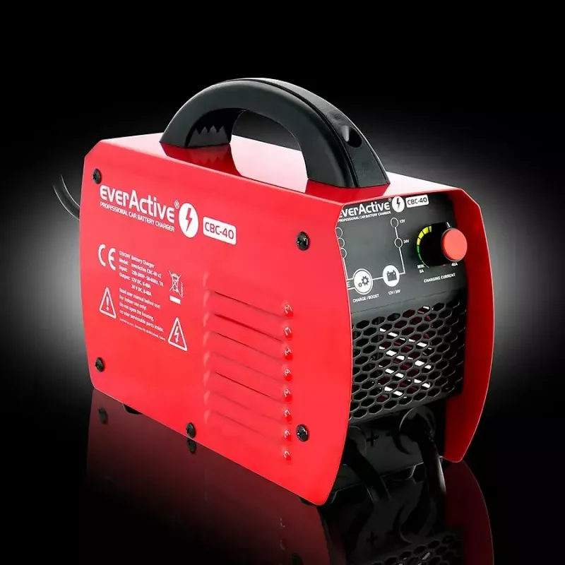 Automobilinis įkroviklis everActive CBC40 12V/24V, tinkamas 12V ir 24V sistemoms