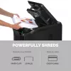 Dokumentų smulkintuvas Fellowes AutoMax 600M, mikro pjūvis, 23 cm, 60 dB, juodas