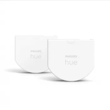 Philips Hue sieninio jungiklio modulis 2 vnt., belaidis, baltas, IP20, plastikas