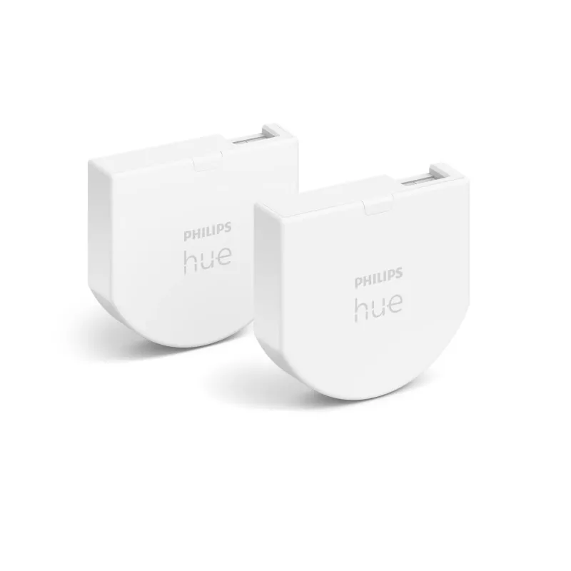 Philips Hue sieninio jungiklio modulis 2 vnt., belaidis, baltas, IP20, plastikas