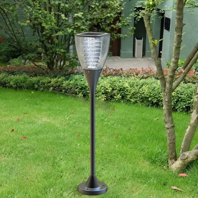 Stulpinis lauko šviestuvas PowerNeed ESL-25H LED juodas IP65