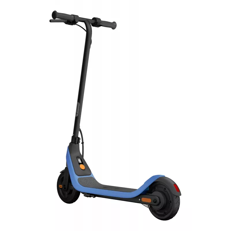 Elektrinis paspirtukas KickScooter Ninebot C2 Lite by Segway – 130 W variklis, 56 Wh baterija, maks. 16 km/h, 14 km atstumas, 7,8 kg, mėlyna/juoda