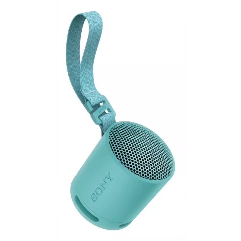 Sony SRS-XB100 - Belaidė Bluetooth garsiakalbė, atspari IP67, 16 val. baterija, mėlyna