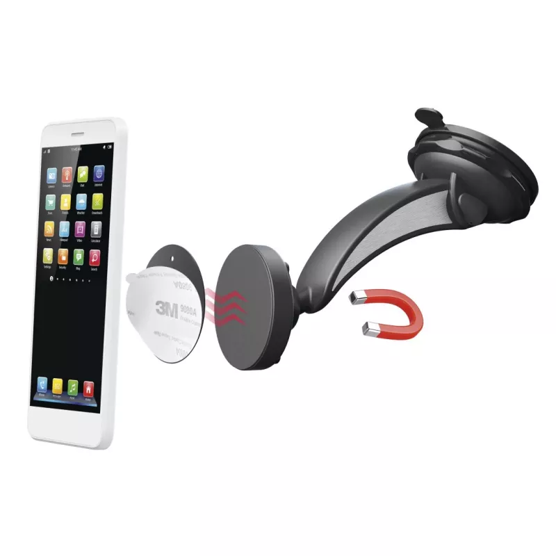 Pasyvus laikiklis Hama Magnet 00201512 Juodas Mobiliesiems telefonams/Išmaniesiems telefonams