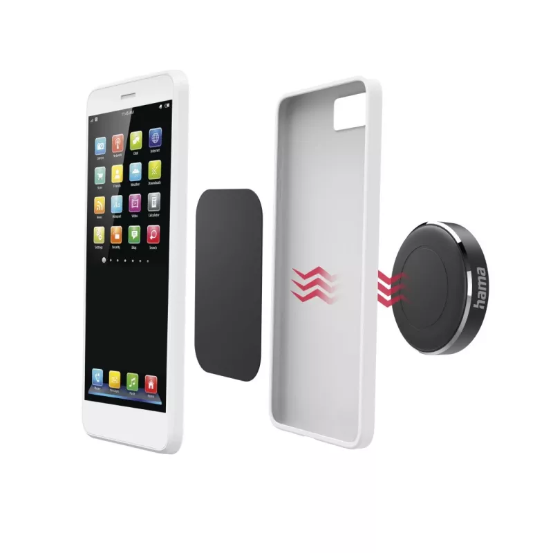 Pasyvus laikiklis Hama Magnet 00201518 Juodas Mobilus Telefonas Išmanusis Telefonas