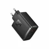 Greitasis įkroviklis Baseus Cube Pro 65W — 3 prievadai (2×USB-C, 1×USB-A), 110–240V, AC patalpų, universali suderinamumas, juoda, 0,154 kg