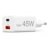 Hama 00201993 45 W greitasis sieninis įkroviklis su USB-C ir USB-A, balta