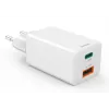 Hama 00201993 45 W greitasis sieninis įkroviklis su USB-C ir USB-A, balta