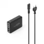 Hama 00201979 65 W USB-C greitasis įkroviklis nešiojamiesiems kompiuteriams, planšetėms, išmaniesiems telefonams, juodas