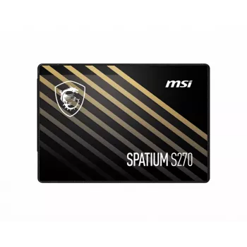2,5 colio SATA III SSD MSI SPATIUM S270 240GB – 3D NAND, 6 Gbit/s, 400 MB/s