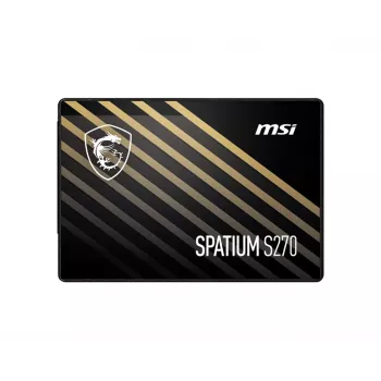 2,5 colio SATA III SSD MSI SPATIUM S270 960GB — 500 MB/s skaitymas, 450 MB/s rašymas, 3D NAND
