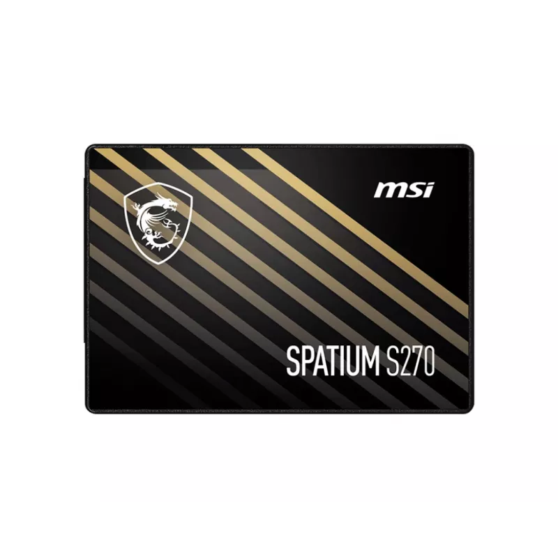 2,5 colio SATA III SSD MSI SPATIUM S270 960GB — 500 MB/s skaitymas, 450 MB/s rašymas, 3D NAND
