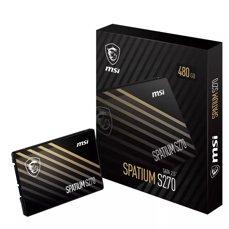 SSD MSI SPATIUM S270 480GB 2.5 inch SATA III 3D NAND