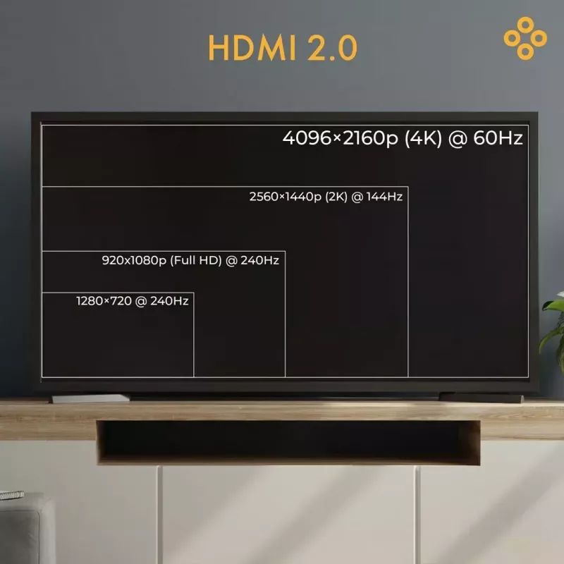 HDMI kabelis claroc FEN-HDMI-20-20M 4K@60Hz, ilgis 20,0 m