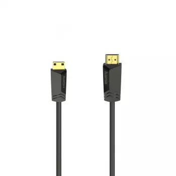 Hama 00205015 HDMI laidas 1,5 m HDMI A tipo (standartinis) HDMI C tipo (mini) Juodas