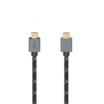 HDMI kabelis Hama 00200504 2 m HDMI A tipo (standartinis) juodas, pilkas