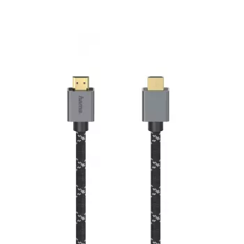 HDMI kabelis Hama 00200504 2 m HDMI A tipo (standartinis) juodas, pilkas