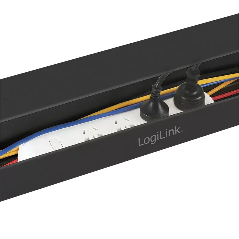 Kabelių dėklas LogiLink KAB0070 Juodas 114 mm 76 mm 0,6 m