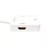 Vaizdo kabelio adapteris LogiLink CV0045A 0,15 m Baltas