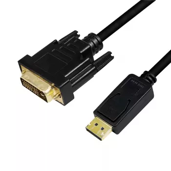 Vaizdo kabelio adapteris LogiLink CV0130 1 m DisplayPort DVI juodas