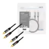 Garso kabelis LogiLink CA1208 7,5 m 2 x RCA juodas