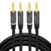 Garso kabelis LogiLink CA1211 5m 2x Banana juodas