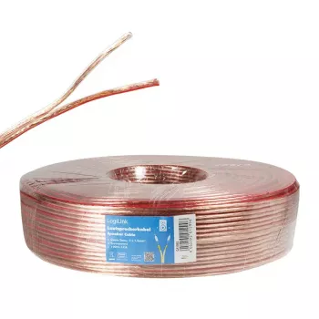 Audio kabelis LogiLink CA1082 100 m skaidrus