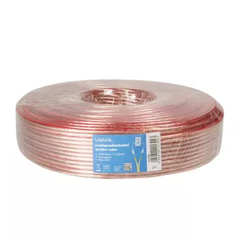 Audio kabelis LogiLink CA1085 50 m permatomas