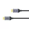 DisplayPort kabelis Unitek C1626GY01-2M, DisplayPort 2.1 vyriškas–vyriškas, 2 m, 80 Gbit/s, 16K@60Hz, 4K@240Hz, HDR, HDCP 2.2