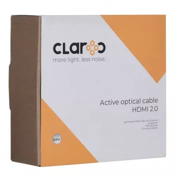 HDMI šviesolaidinis kabelis claroc FEN-HDMI-20-40M, Active Optical Cable (AOC) HDMI 2.0, 4K, 40 m