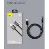 USB laidas Baseus CASX020001 1m USB A USB C juodas