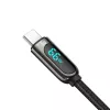 USB laidas Baseus CASX020001 1m USB A USB C juodas