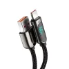 USB laidas Baseus CASX020001 1m USB A USB C juodas