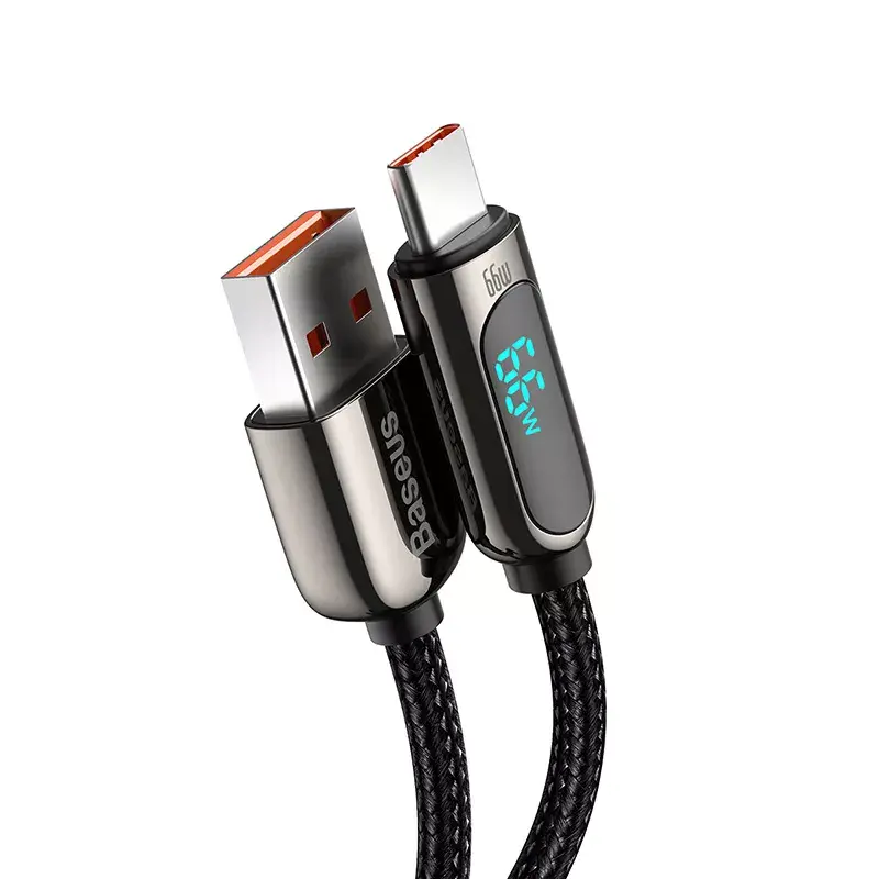 USB laidas Baseus CASX020001 1m USB A USB C juodas