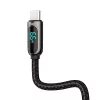 USB laidas Baseus CASX020001 1m USB A USB C juodas