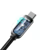 USB laidas Baseus CASX020001 1m USB A USB C juodas
