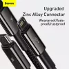 3-in-1 USB laidas Baseus Tungsten Gold CAMLTWJ-01