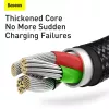 3-in-1 USB laidas Baseus Tungsten Gold CAMLTWJ-01