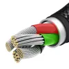 3-in-1 USB laidas Baseus Tungsten Gold CAMLTWJ-01